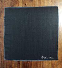 Charger l'image dans la galerie, Pochette marine en laine et soie Brooks Brothers