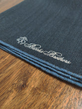 Charger l'image dans la galerie, Pochette marine en laine et soie Brooks Brothers