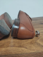 Charger l'image dans la galerie, Carmina mocassins femme en cuir de veau pleine fleur cognac 40