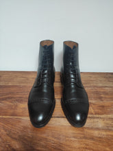 Charger l'image dans la galerie, Septième Largeur bottines Prosper en cuir de veau noir 9 UK/43 FR