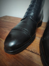 Charger l'image dans la galerie, Septième Largeur bottines Prosper en cuir de veau noir 9 UK/43 FR