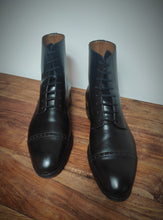 Charger l'image dans la galerie, Septième Largeur bottines Prosper en cuir de veau noir 9 UK/43 FR