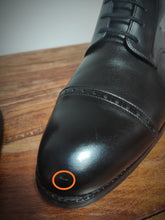 Charger l'image dans la galerie, Septième Largeur bottines Prosper en cuir de veau noir 9 UK/43 FR