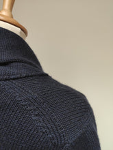 Charger l'image dans la galerie, Drumohr cardigan à col châle 100% mérinos extra-fine