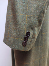Charger l'image dans la galerie, Dormeuil manteau à motif carreau fenêtre en pure laine 54/XXL