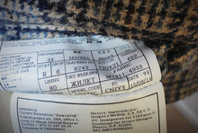 Carica l'immagine nel visualizzatore di Gallery, Suitsupply gilet de costume en tweed bleu à carreaux pure laine 44