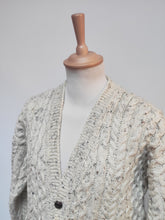Charger l'image dans la galerie, Cardigan Irlandais Donegal maille torsadée M/L