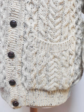 Charger l'image dans la galerie, Cardigan Irlandais Donegal maille torsadée M/L