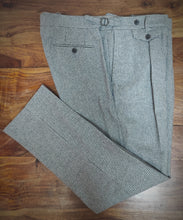 Charger l'image dans la galerie, Suitsupply pantalon à pinces pied de poule tissu Ormezzano 54/XL