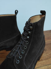 Charger l'image dans la galerie, Peal & Co X Brooks Brothers suede derby boots dark brown 10 UK/44 FR