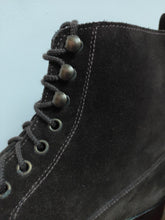 Charger l'image dans la galerie, Peal & Co X Brooks Brothers suede derby boots dark brown 10 UK/44 FR