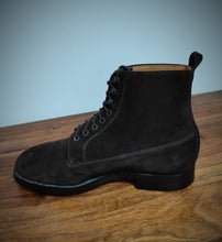 Charger l'image dans la galerie, Peal & Co X Brooks Brothers suede derby boots dark brown 10 UK/44 FR