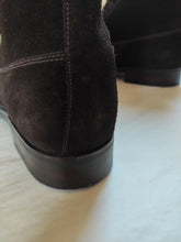 Charger l'image dans la galerie, Peal & Co X Brooks Brothers suede derby boots dark brown 10 UK/44 FR