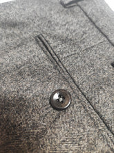 Afbeelding in Gallery-weergave laden, Incotex Slowear pantalon 100% laine marron chiné tissage chevrons 50/L