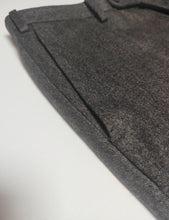 Afbeelding in Gallery-weergave laden, Incotex Slowear pantalon 100% laine marron chiné tissage chevrons 50/L