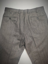 Afbeelding in Gallery-weergave laden, Incotex Slowear pantalon 100% laine marron chiné tissage chevrons 50/L