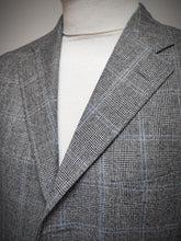 Afbeelding in Gallery-weergave laden, E. Thomas costume Prince de Galles en laine et cachemire 54/50