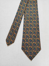 Carica l'immagine nel visualizzatore di Gallery, Drake's cravate paisley verte Made in England
