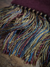 Charger l'image dans la galerie, Écharpe vintage paisley en cachemire laine et soie Made in England