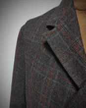 Charger l'image dans la galerie, Dormeuil manteau en laine à carreaux Prince de Galles 54