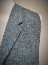 Charger l'image dans la galerie, Harris Tweed X Barutti gilet bleu gris en pure laine vierge 54/56