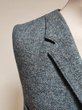 Charger l'image dans la galerie, Harris Tweed X Barutti gilet bleu gris en pure laine vierge 54/56