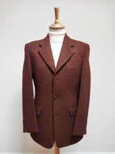 Charger l'image dans la galerie, Blazer vintage rouille 100% laine Harris Tweed 46/48