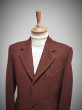 Charger l'image dans la galerie, Blazer vintage rouille 100% laine Harris Tweed 46/48