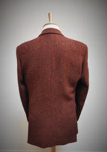 Charger l'image dans la galerie, Blazer vintage rouille 100% laine Harris Tweed 46/48