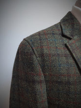 Charger l'image dans la galerie, Blazer vert foncé à carreaux Harris Tweed X Barutti 54
