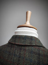 Charger l'image dans la galerie, Blazer vert foncé à carreaux Harris Tweed X Barutti 54