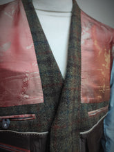 Charger l'image dans la galerie, Blazer vert foncé à carreaux Harris Tweed X Barutti 54