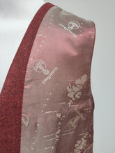 Charger l'image dans la galerie, Harris Tweed X Barutti gilet rouille en pure laine vierge 56