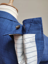 Afbeelding in Gallery-weergave laden, Suitsupply blazer à carreaux Lazio en laine et lin Lanificio Cerruti 48