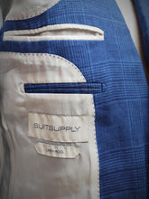 Afbeelding in Gallery-weergave laden, Suitsupply blazer à carreaux Lazio en laine et lin Lanificio Cerruti 48