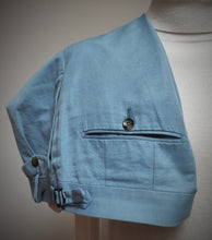 Afbeelding in Gallery-weergave laden, Suitsupply Brentwood pantalon à pinces en coton et lin E.Thomas 48/M