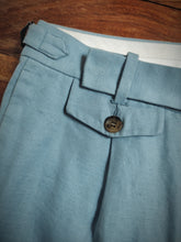 Afbeelding in Gallery-weergave laden, Suitsupply Brentwood pantalon à pinces en coton et lin E.Thomas 48/M