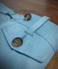 Afbeelding in Gallery-weergave laden, Suitsupply Brentwood pantalon à pinces en coton et lin E.Thomas 48/M