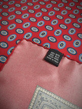 Charger l'image dans la galerie, Pochette rouge vintage à motif géométrique Made in Italy