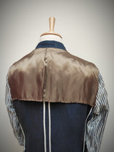 Afbeelding in Gallery-weergave laden, Hackett London blazer navy en pur lin délavé 48R/58