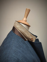 Afbeelding in Gallery-weergave laden, Hackett London blazer navy en pur lin délavé 48R/58