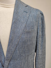Carica l'immagine nel visualizzatore di Gallery, Suitsupply blazer en pur lin Baird McNutt modèle Hudson 48