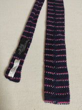 Charger l'image dans la galerie, Cravate vintage en laine Francesco Smalto Made in France