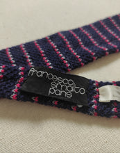 Charger l'image dans la galerie, Cravate vintage en laine Francesco Smalto Made in France