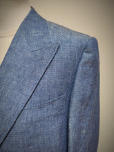 Afbeelding in Gallery-weergave laden, Suitsupply costume bleu azur en pur lin Tollegno 1900 Taille 54/56