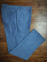 Afbeelding in Gallery-weergave laden, Suitsupply costume bleu azur en pur lin Tollegno 1900 Taille 54/56