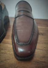Charger l'image dans la galerie, Stefanobi mocassins patinés en cuir lisse 9 UK/43 FR