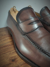 Charger l'image dans la galerie, Stefanobi mocassins patinés en cuir lisse 9 UK/43 FR
