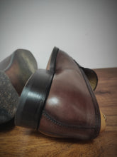 Charger l'image dans la galerie, Stefanobi mocassins patinés en cuir lisse 9 UK/43 FR