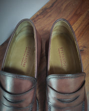 Charger l'image dans la galerie, Stefanobi mocassins patinés en cuir lisse 9 UK/43 FR